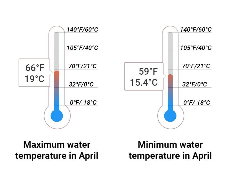 Average Sea temperature